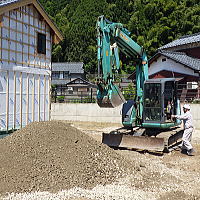 永平寺町の解体工事2020年6月