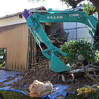 鯖江市の二階建て土蔵解体工事2020年8月