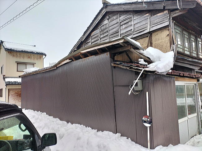 坂井市の木造平屋建て倉庫の解体
